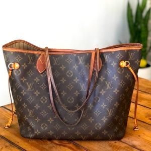 Louis Vuitton Brown Monogram Tote Bag